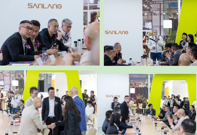 桌椅闪耀广州家博会创新设计摘双奖！开元棋牌app三朗FINN系列餐(图2)